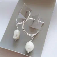 گوشواره نقره با مروارید پرورشی، تجلی ظرافت و اصالت