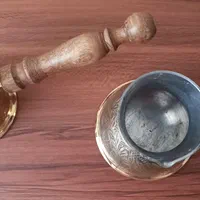 قهوه جوش برنزی هندی|قوری، کتری، قهوهساز دستی|تبریز, |دیوار