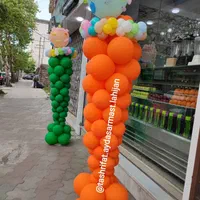 بادکنک آرایی و گل آرایی طبق بودجه اعلامی شما|خدمات پذیرایی، مراسم|لاهیجان, خمیر کلایه|دیوار