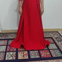 لباس مجلسی قرمز بلند