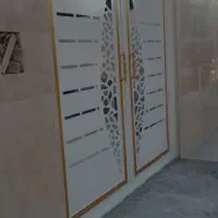 نقاشی . ساختمان .کناف دروپنجره نرده چوب انجام میدم