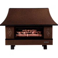 بخاری گازی شومینه ای نیک کالا 28000 مدل زرین MC28