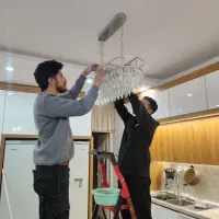 سرویس کولر آبی .لوستر .دوربین مداربسته