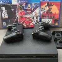 کنسول ps4 خانگی یک ترا و  دیسک۳ بازی تاپ