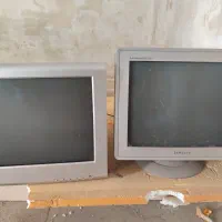 دو عدد مانیتور معمولی