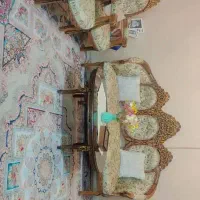 مبل ۹ نفره بسیار تمیز|مبلمان خانگی و میز عسلی|تهران, خزانه|دیوار