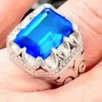 انگشتر توپاز نقره