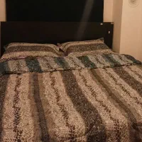 تخت دونفره چوبی / تشک ۲نفره