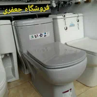 توالت فرنگی گاتریا ژوبیتر/ سفید-طوسی-مشکی|لوازم سرویس بهداشتی|تبریز, |دیوار