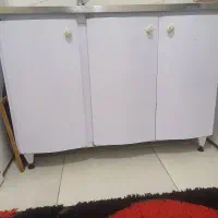 کابینت زیر ظرفشویی به همراه سینک ظرفشویی وآبچکان|آبچکان و نظمدهنده ظروف|جوانرود, |دیوار