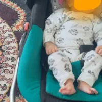 لوازم بچه گهواره وکریر تمیز قابل فروش