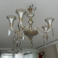 لوستر پنج شاخه دو عدد