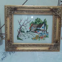 تابلوی دست دوز|تابلو، نقاشی، عکس|هشترود, |دیوار