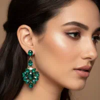 تعدادی گوشواره های مجلسی کریستالی و ...|بدلیجات|تهران, استاد معین|دیوار
