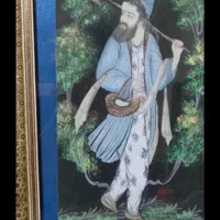 قاب خاتم لیلی ومجنون وحافظ|تابلو، نقاشی، عکس|اصفهان, علی قلی آقا|دیوار