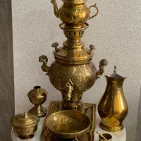 سماور ذغالی برنجی