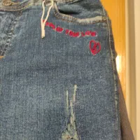 شلوار جین جذب ۹۰ و شومیز کیمینویی سبز|لباس|نجفآباد, بازار|دیوار