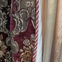 دستک پرده با چوب پرده چوبی