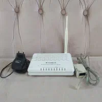 مودم ADSL  سالم با لوازم کامل