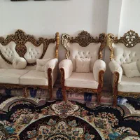 مبل ۷نفره با جلو مبلی و عسلی