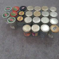 شیشه رب گوجه فرنگی و مربا و غیره...|ظروف نگهدارنده، پلاستیکی، یکبارمصرف|خرمدره, |دیوار