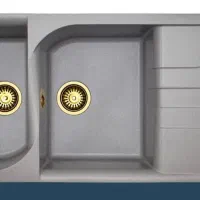 سینک گرانیتی دو لگن|مصالح و تجهیزات ساختمان|رشت, حمیدیان|دیوار