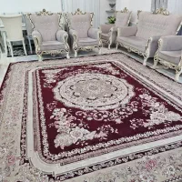 فرش زرشکی ۱۲ متری سالم