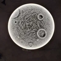 تابلو ماه و ماه آینه