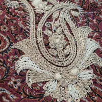ترمه سرمه‌دوزی اصل|پرده، رانر، رومیزی|تهران, دریان‌نو|دیوار