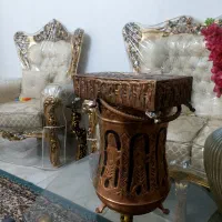 وسایل برنز درحد نو باوزن بالا|لوستر و چراغ آویز|نهاوند, |دیوار