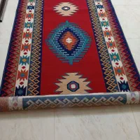 گلیم طرح گل پامچال