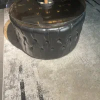 مبل و میز ناهار خوری چرم چستر سفاشی|میز و صندلی غذاخوری|رودهن, |دیوار