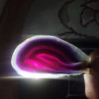 سنگ عقیق سلیمانی صورتی بنفش سوسنی|جواهرات|کرمانشاه, |دیوار