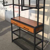 کافی بار فلزی چوبی کد ۷۸۹۹ شلف اشپرخانه|بوفه، ویترین، کنسول|تهران, شهرک صادقیه|دیوار