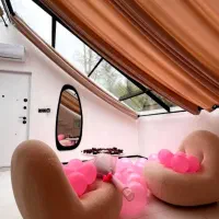 رزرو کلبه سقف شیشه ای جکوزی دار جنگلی