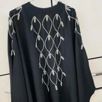 مانتو عبایی با متریال شیک