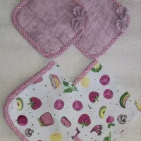 دوخت انواع سرویس عروس و آشپزخانه|سفره، حوله، دستمال آشپزخانه|بابا حیدر, |دیوار