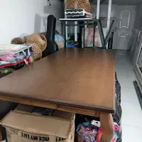 میز هشت نفره چوبی