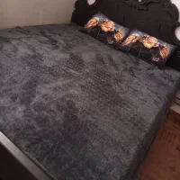 تخت خواب دونفره چوبی