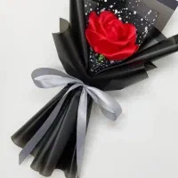 گل  رز روبانی مصنوعی