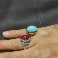 انگشتر نقره فیروزه|جواهرات|کرمانشاه, |دیوار