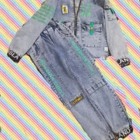 کت وشلوار جین پسرانه