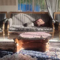 مبلمان استیل 9 نفره با 9 تا صندلی ست