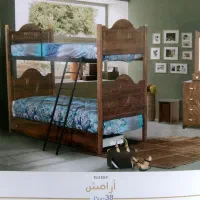 تخت خواب دوطبقه ام دی اف ممبران باضمانت|تخت و سرویس خواب|تهران, افسریه شمالی|دیوار