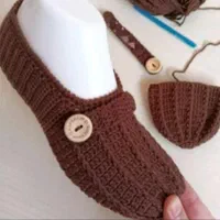 جوراب پاپوش روفرشی مردانه زنانه بچه گانه دستبافت|لباس|رباط‌کریم, رباط‌کریم|دیوار