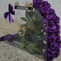 گل رز روبانی بهترین هدیه برای انواع مناسبت|گل مصنوعی|شاهین‌شهر, فیض|دیوار