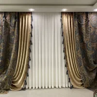 پرده زخیم بدون پشت پرده ای اقساطی