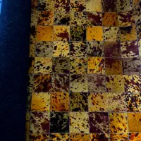 فرش تیکه دوزی چرم، نونو ، کادوئی، جهیزیه