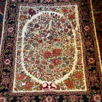 قالیچه چهل رج طرح گل