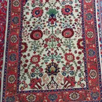 فرش ذرع و نیم با طرح سلطان آباد،با پشم نیوزلندی|فرش|اراک, |دیوار